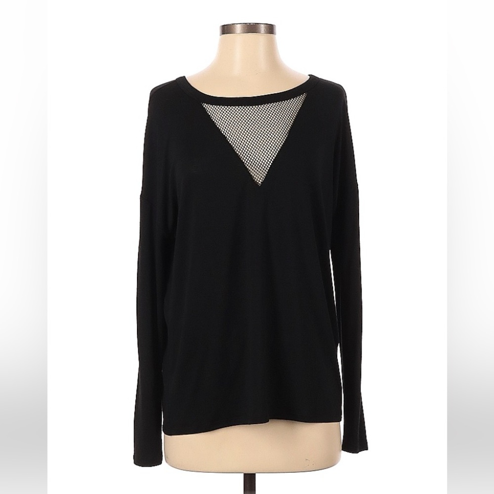 Express Mesh V Cut Out In Front And Back Black Lo… - image 1